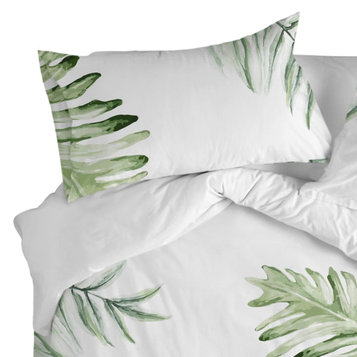 Funda de almohada 50x75 cm (x2) Foliage mint