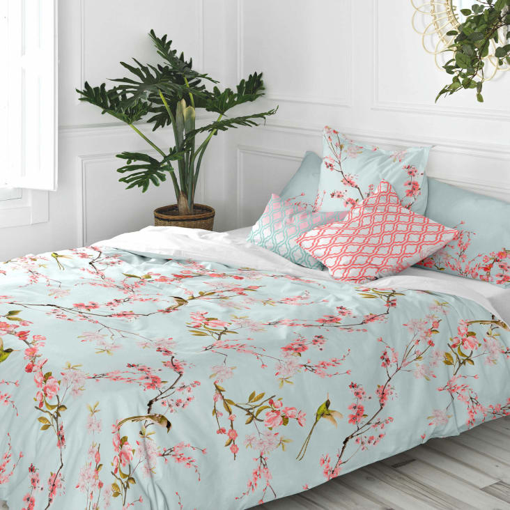 Funda nordica 100 algodon multicolor 140x200 cm cama 80 Chinoiserie Maisons du Monde