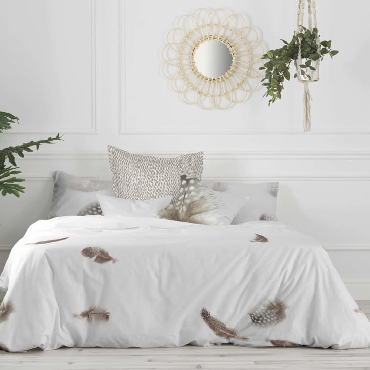 Copripiumino Matrimoniale 100% Cotone True Dreams - Grigio 240x220cm Con 2 Federe - Foto 10