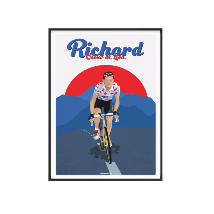 Affiche Cyclisme - Richard Virenque 40 x 60 cm-CYCLISME