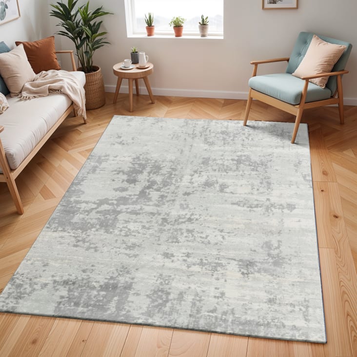 Tappeto Moderno Astratto Per Soggiorno 160x200 Cm - Morbido Pile Antiscivolo Marrone/Oro - Per Sala, Camera Da Letto