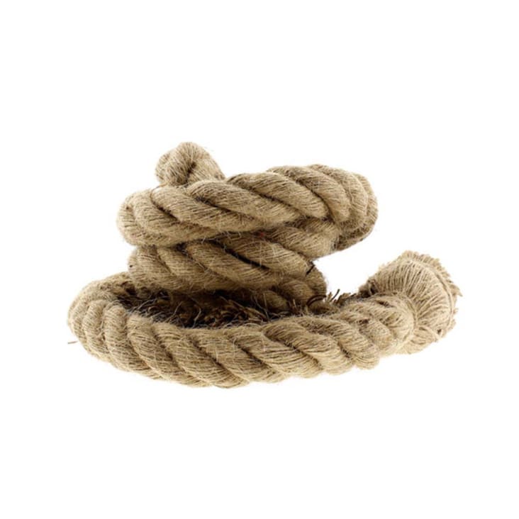 Suspension Rustique Avec Corde Réglable En Hauteur ø10 Cm SOGA | Maisons Du Monde