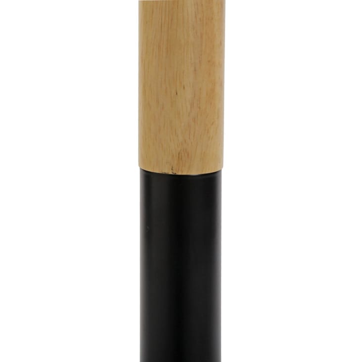 Galán de noche Juuka bambú con 2 estantes y 3 barras 133 x 40 x 42 cm blanco  natural [en.casa] - Conforama