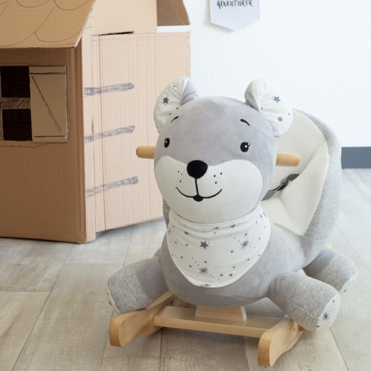 Peluche a deals bascule nattou