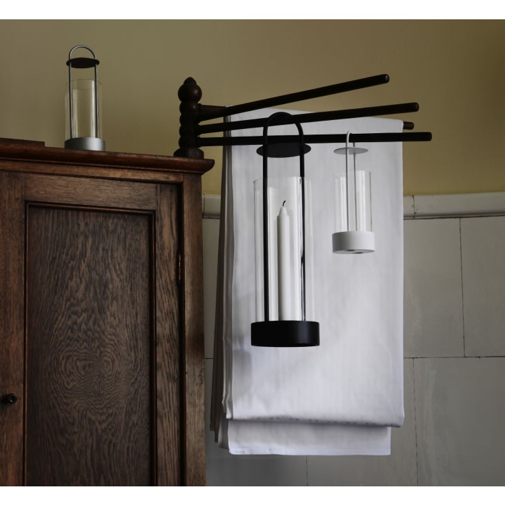 Lanterne noire LOTUS HURRICANE Maisons du Monde