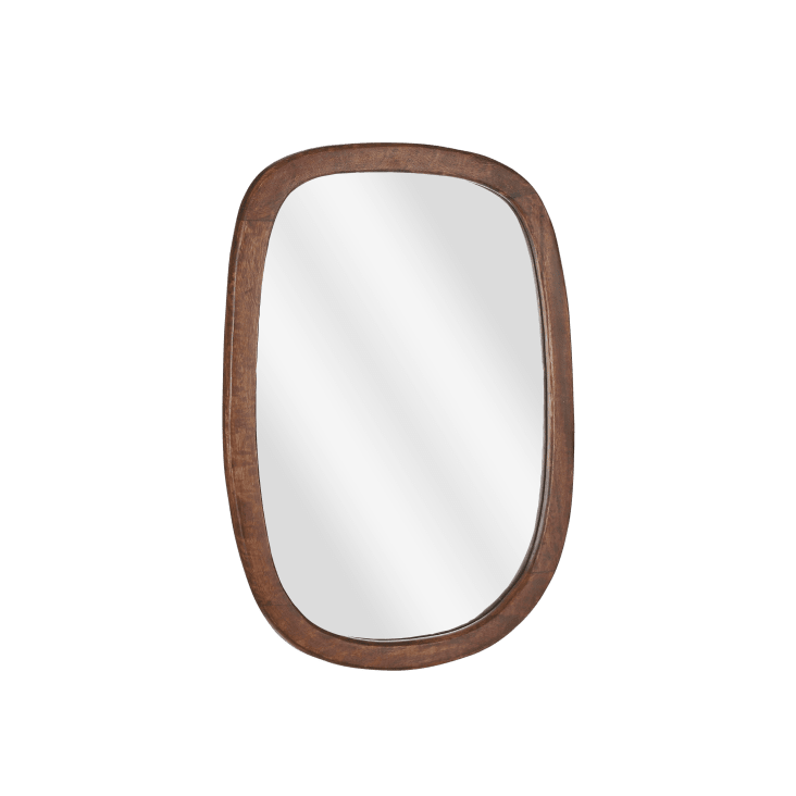 Miroir en bois de manguier 35x50