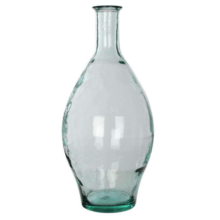 Botella vidrio reciclado rayado 0,7L