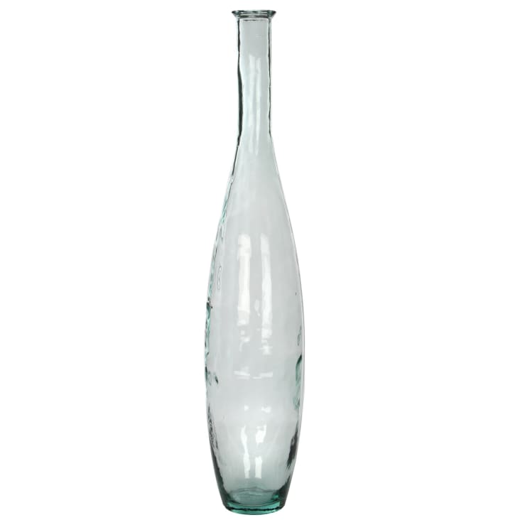 Vase bouteille en verre recyclé H100-Kyara