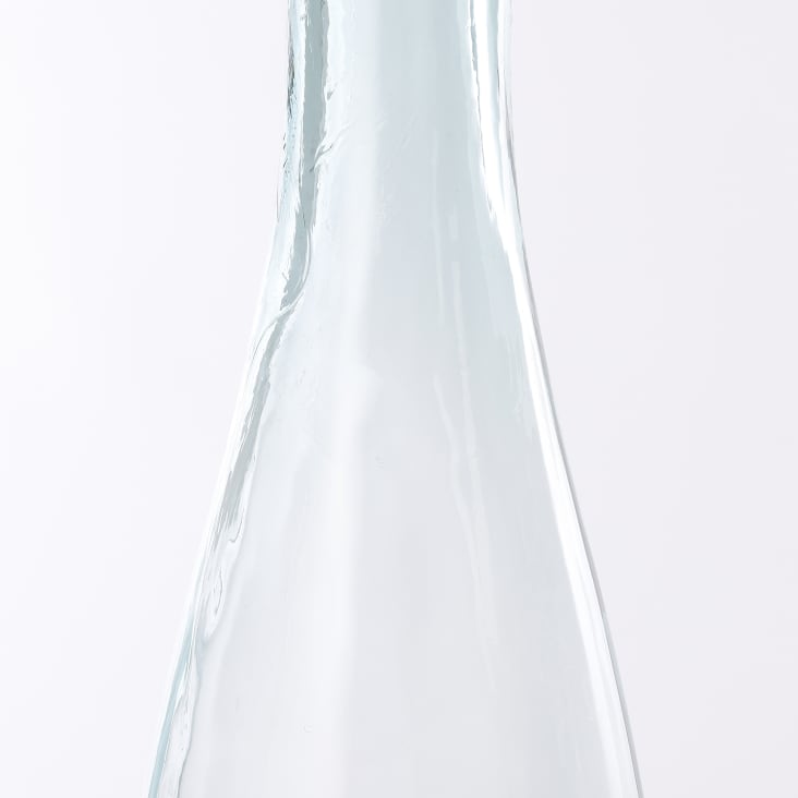 Vase bouteille en verre recyclé H100-Kyara cropped-4