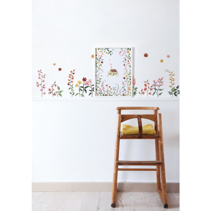 Sticker Fleurs des champs de murs et meubles autocollant toute pièce