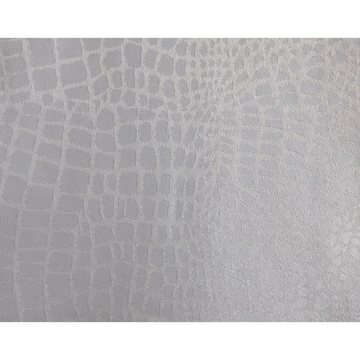 Nappe ovale 180x240 grise en polyester SKINNY