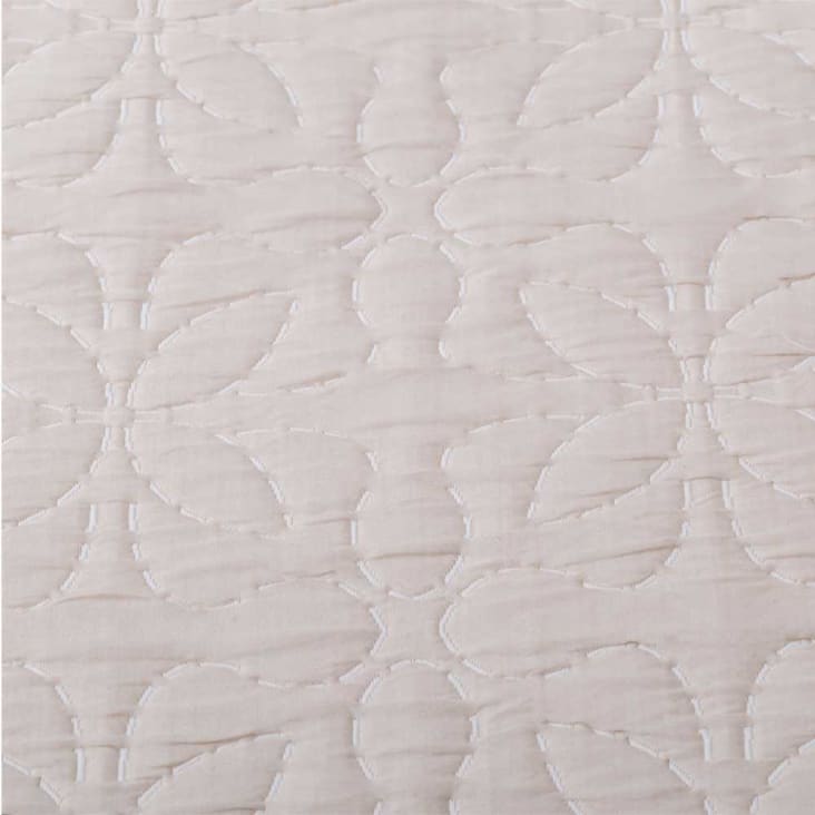 Colcha primavera verano algodón poliéster gris 235x260 cm cama de 135  SANTILLANA