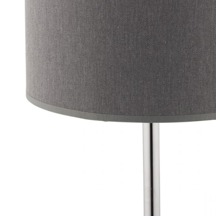 Lampara de sobremesa de acero de 46 cm
