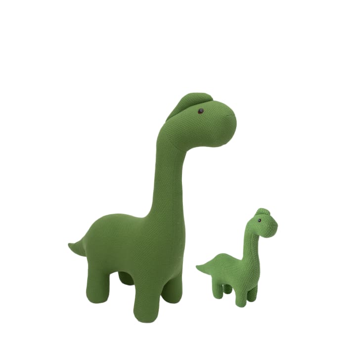 peluche dinosaure vert clair