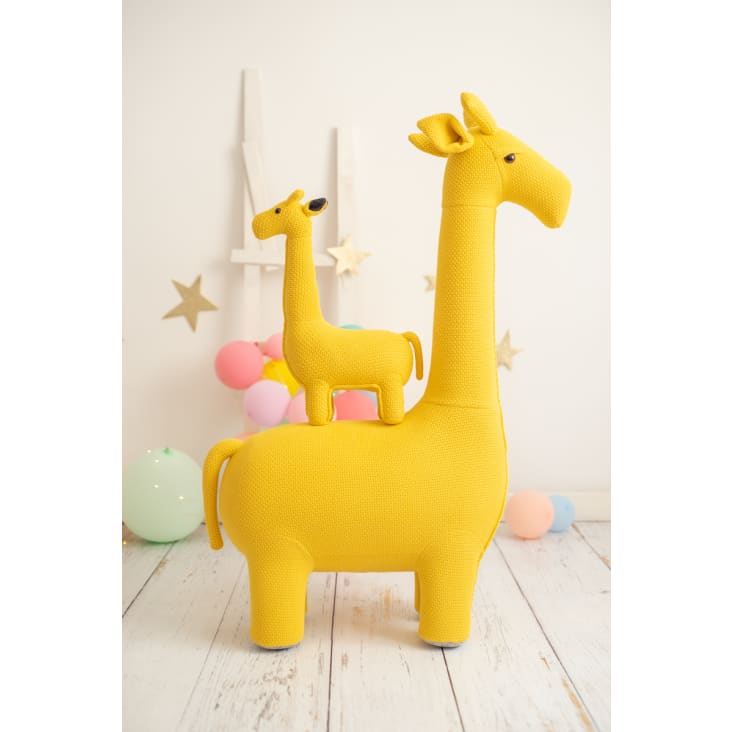 Jirafa de peluche gigante juguete grande de peluche animal de peluche  decoración juguete de regalo para niños M marrón amarillo, 60cm