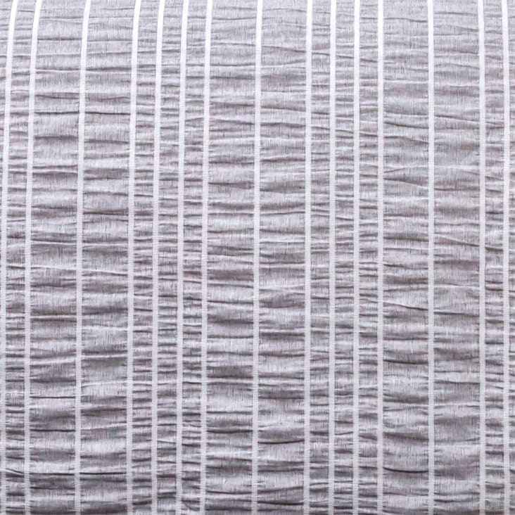 Funda Nordica microfibra bambula gris (240 X 220 cm) Cama de 150 SEERSUCKER