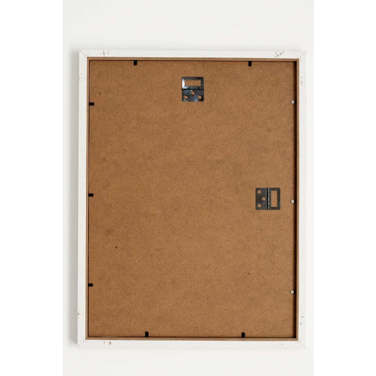 Lavagna Sughero Bianco 100x40 cm - Cornice Legno Bianca Elegante
