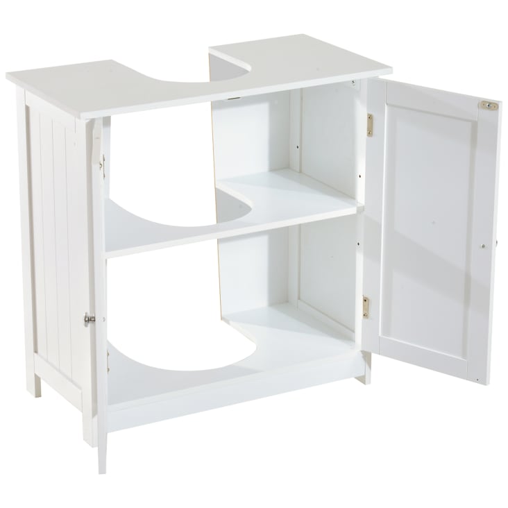 Mueble para bajo lavabo Armario Blanco 63x54x30 cm