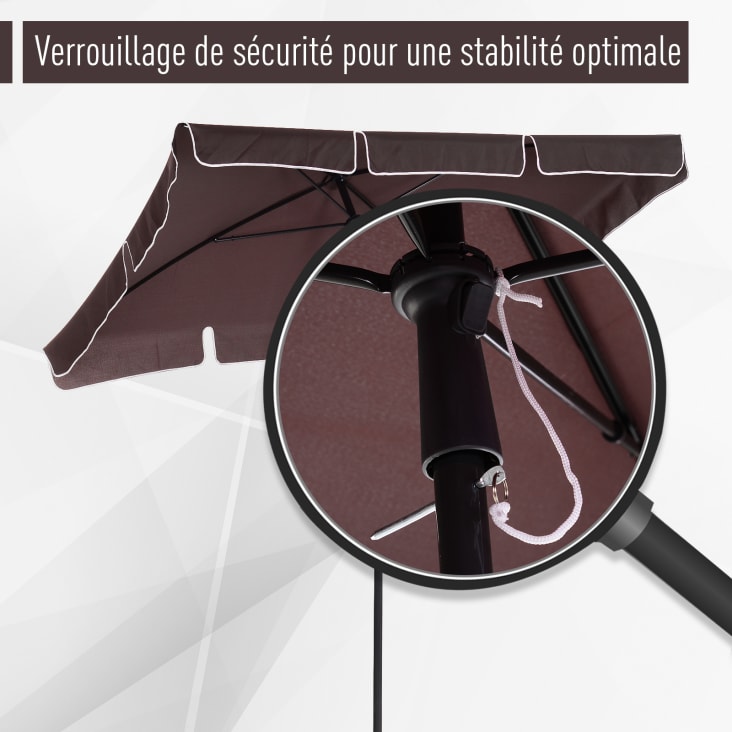 Parasol rectangulaire inclinable chocolat cropped-6
