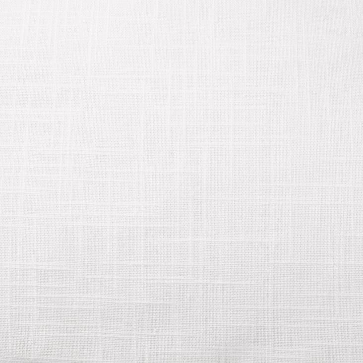 Funda cojín algodón satén blanco 55x55 RITZI, Maisons du Monde