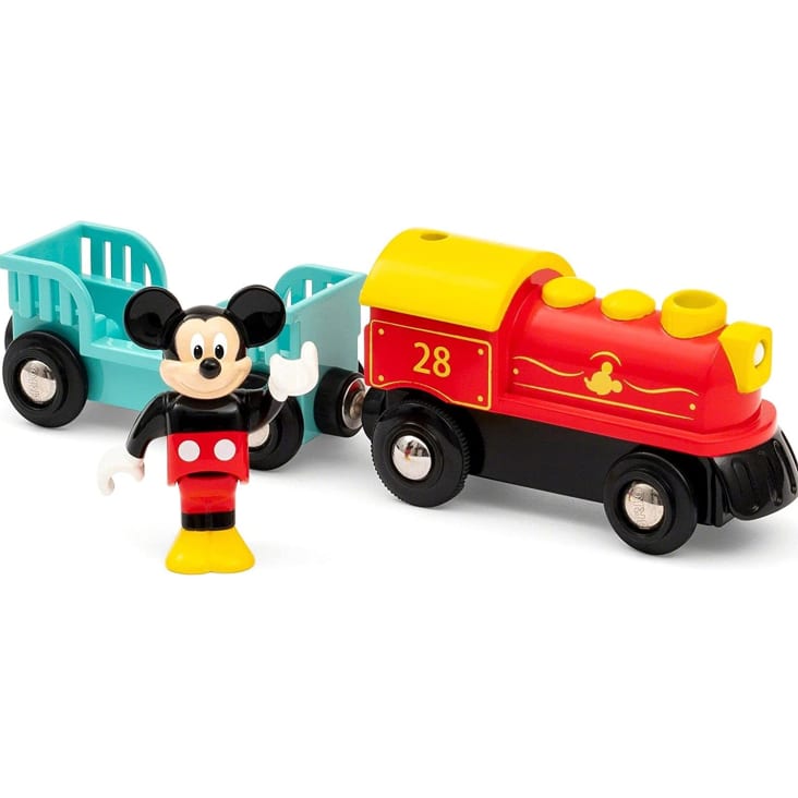 Trotteur train mickey mouse new arrivals