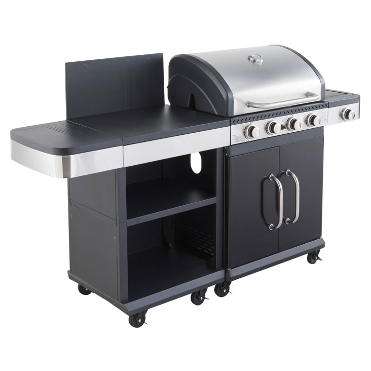 Plancha avec couvercle 4 brûleurs Griddle