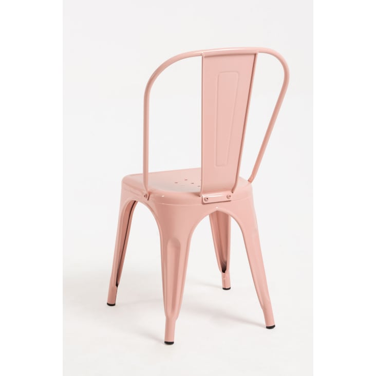 Pack 4 sillas color rosa en acero reforzado-Torix cropped-4