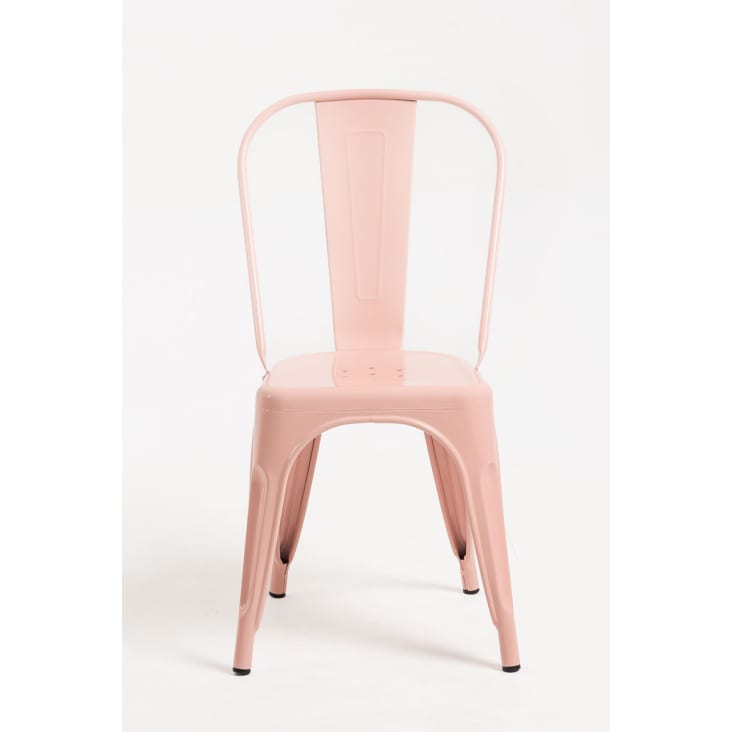Pack 4 sillas color rosa en acero reforzado-Torix cropped-5