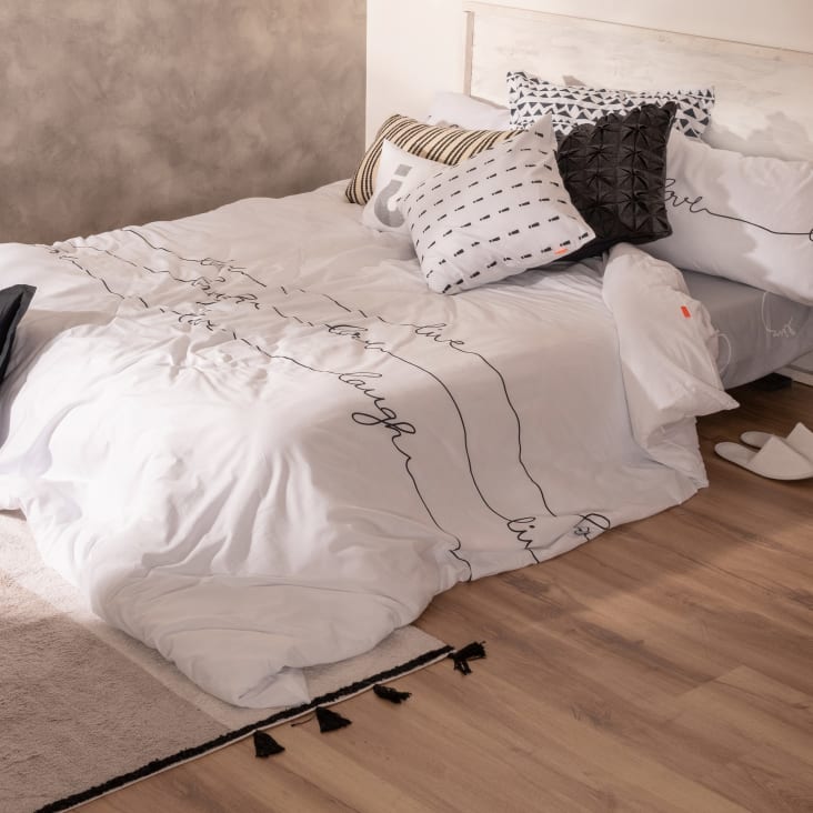 Copripiumino E Una Federa Quadrata Cotone  140 Cm  Louisiane Multicolore 139981