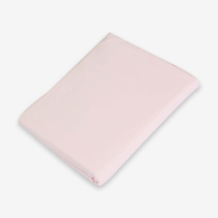 Drap plat lit b b b b 120X180 cm Rose Maisons du Monde