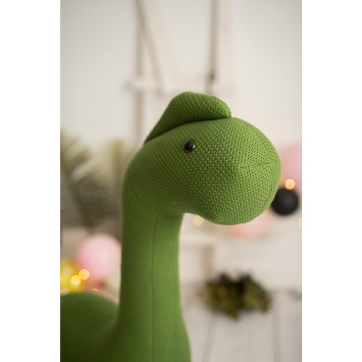 Maxi dinosaure en peluche siège en 100% coton vert-AMIGURUMIS MAXI cropped-7