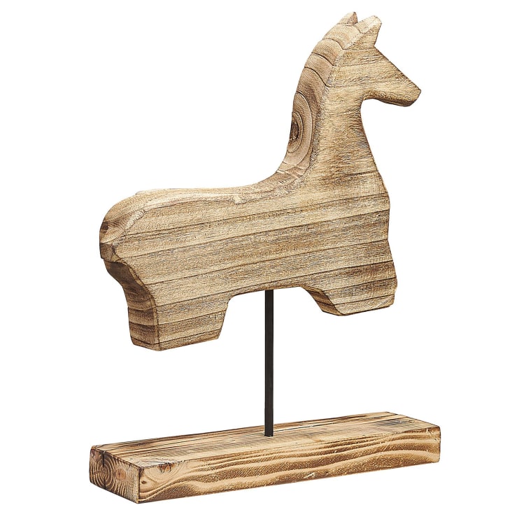 Sculpture sur bois tête de cheval 48 cm