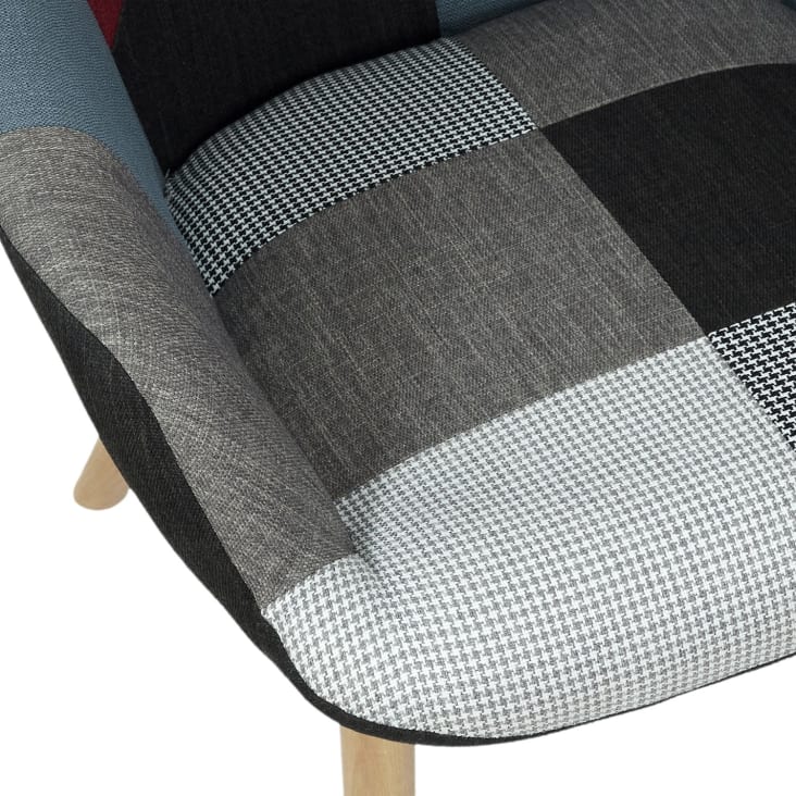 Fauteuil assise en tissu patchwork-Milano cropped-7