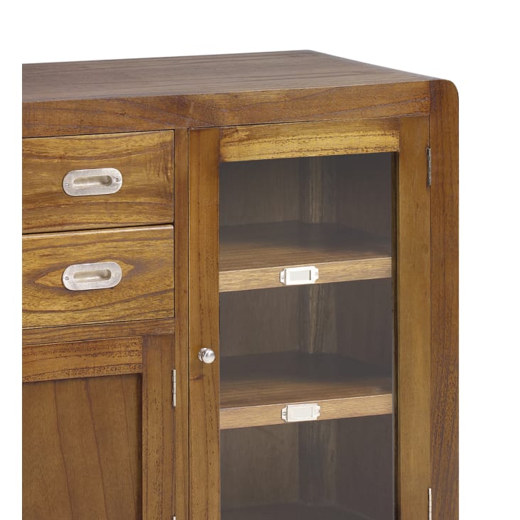Buffet en bois de mindi marron L 150 cm Flash | Maisons du Monde