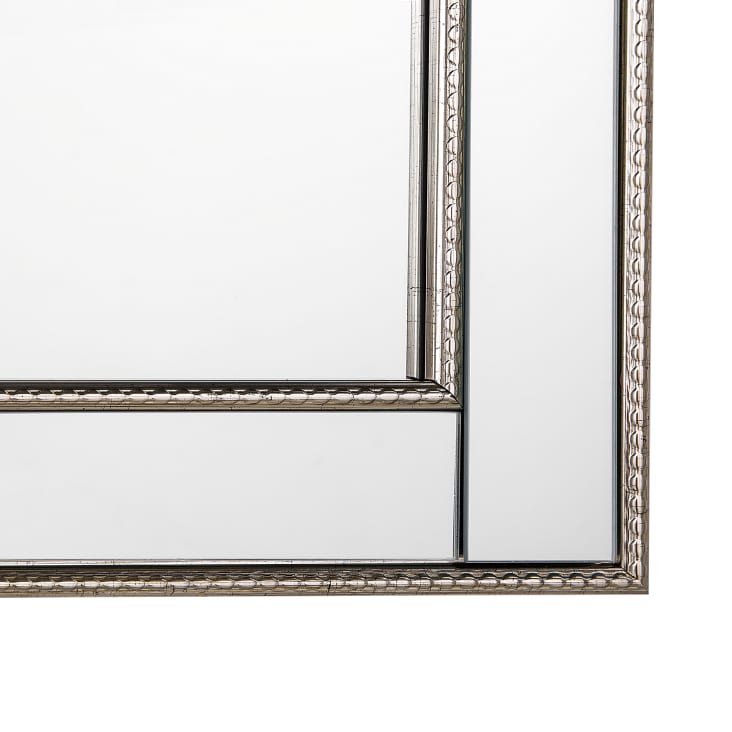 Miroir en matériaux synthétiques argenté 90x60-Fenioux cropped-3