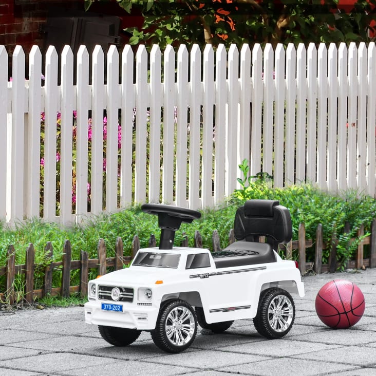 Coche correpasillos para bebe blanco 68 x 30.5 x 41.5 cm Maisons du Monde