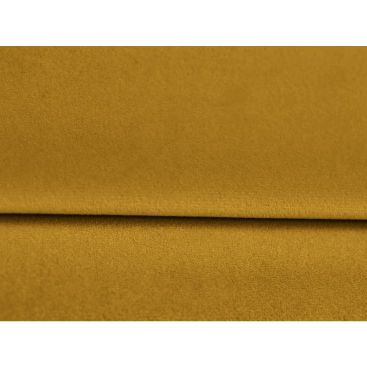 Canapé 3 places en velours jaune-Rutile cropped-6