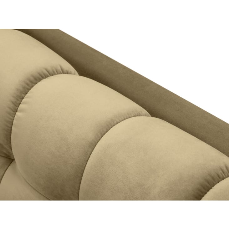 Canapé 3 places en tissu velours beige-Mamaia cropped-6