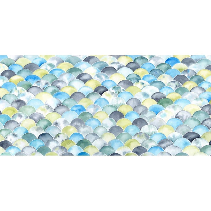Papier peint panoramique écailles 510 x 250 cm multicolore cropped-2
