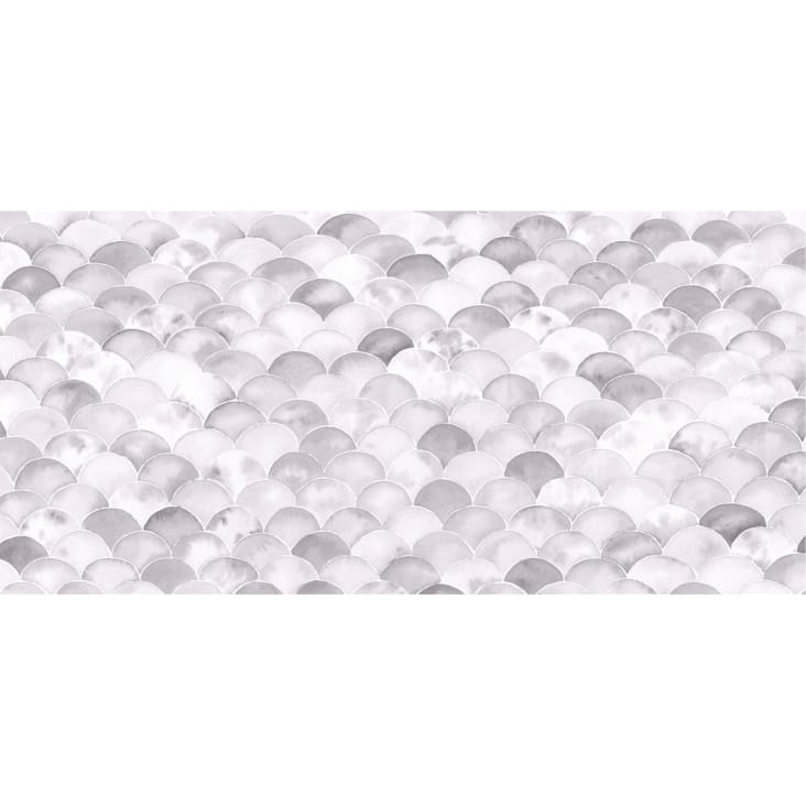 Papier peint panoramique écailles monochrome 170 x 250 cm gris cropped-2