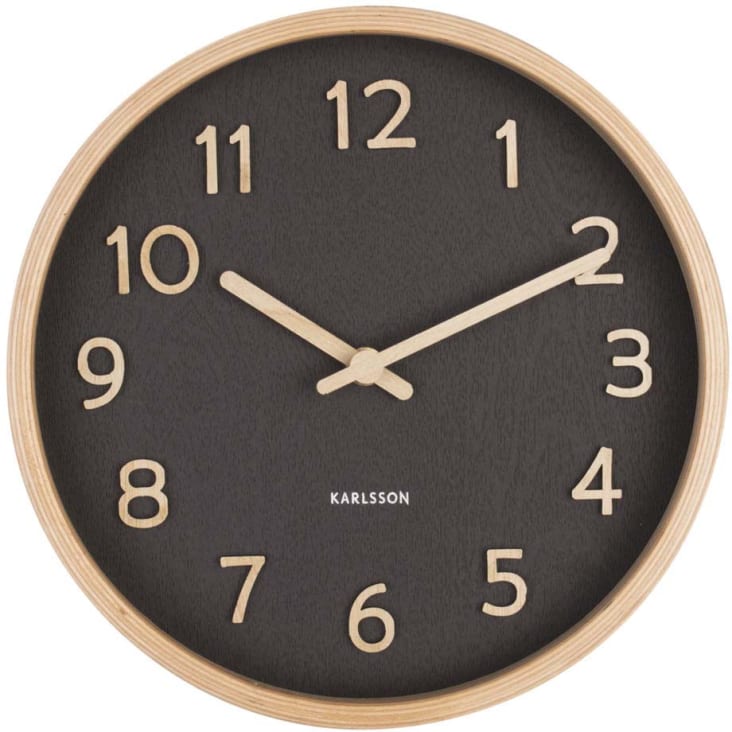Horloge pure small bois noir-Pure cropped-2