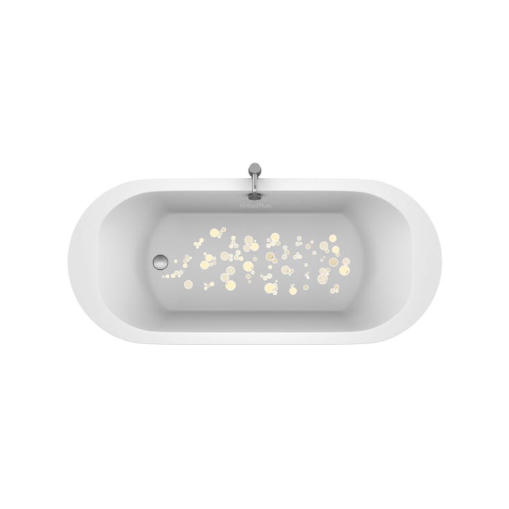 Pegatinas antideslizantes para bañeras burbujas beige cropped-2