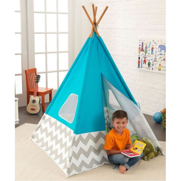 Tente de Jeu pour Enfants Tipi Tente pour Enfants en matériaux 100%  naturels ; Tente Indienne pour Chambre d'enfant en Coton et Bois pour  l'intérieur