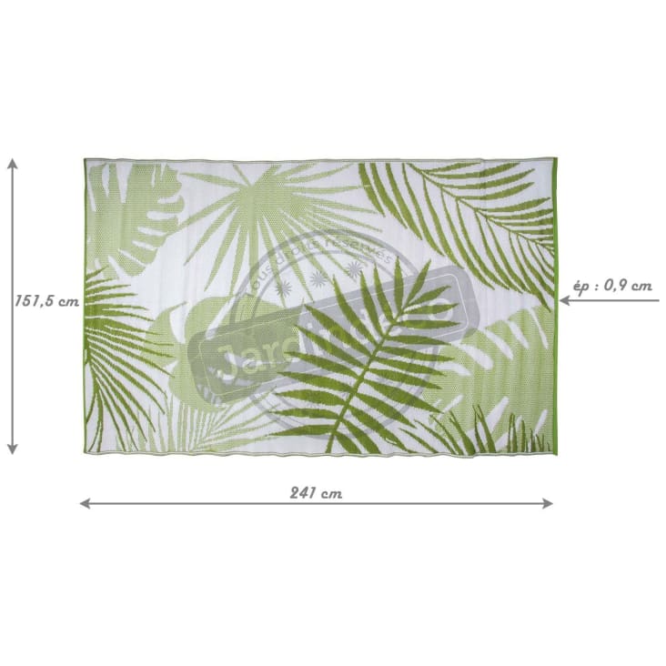 Tapis de jardin en polypropylène feuilles jungle cropped-5
