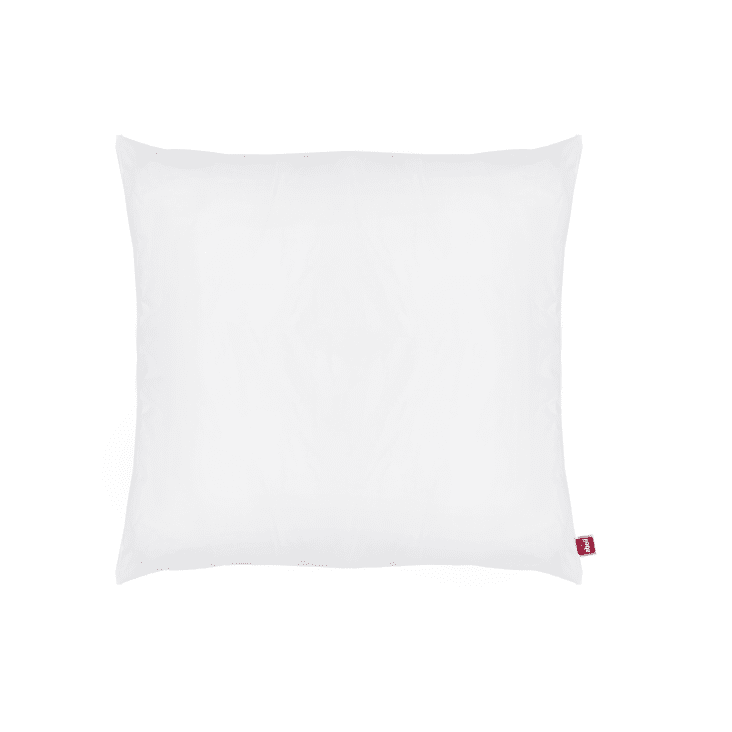 Lot de 2 oreillers 60 x 60 cm polyester moelleux blanc DOUCEUR