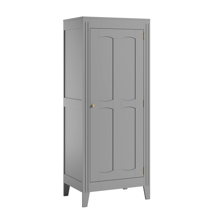 Armoire 1 porte gris Milenne Maisons du Monde