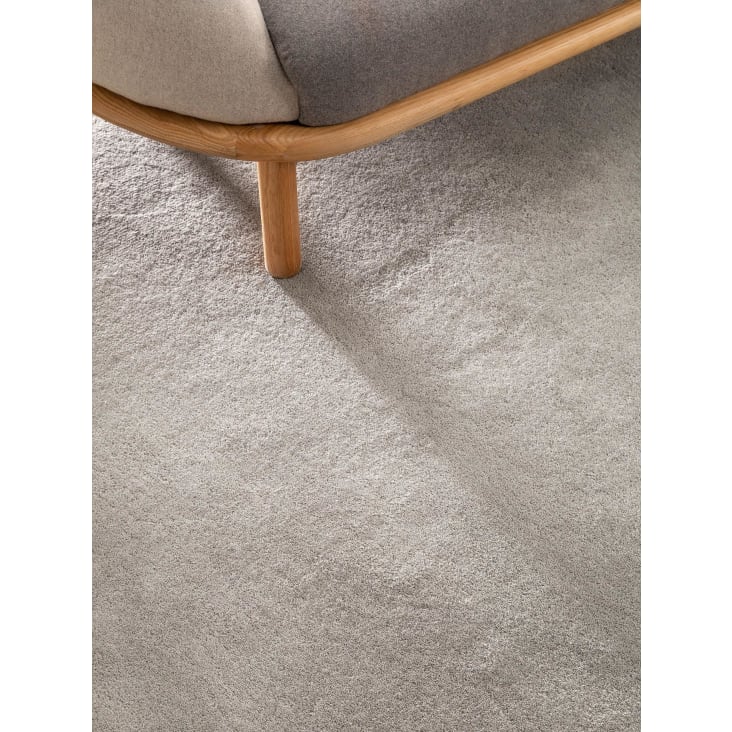BENUTA - Alfombra de algodón gris claro 200x300 cm