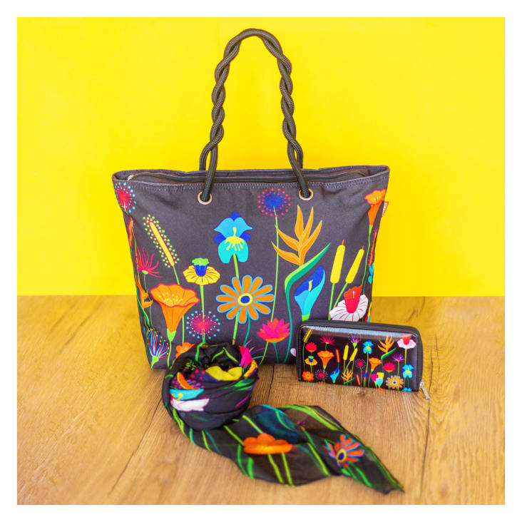 Borsa nero poliestere 48 x 34 x 14 cm MY DAILY BAG 2 Maisons du Monde