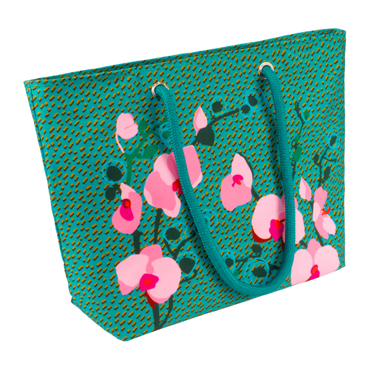 Pylones Einkaufstasche „My Daily Bag“ Mit Mohnblumen-Muster – Praktische Alltags-Tasche Mit Reißverschluss, 48 X 34 X 14 Cm