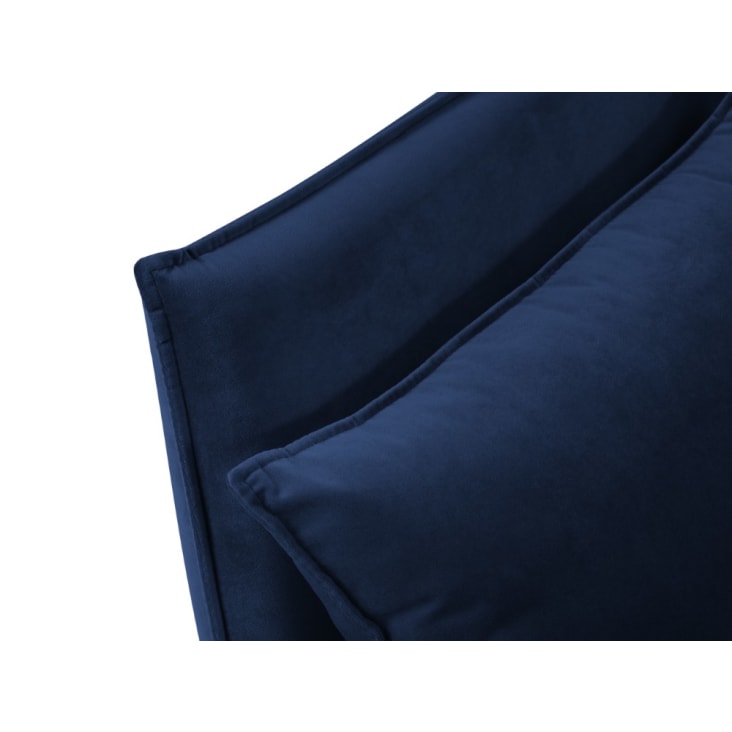 Fauteuil en velours bleu roi-Agate cropped-3